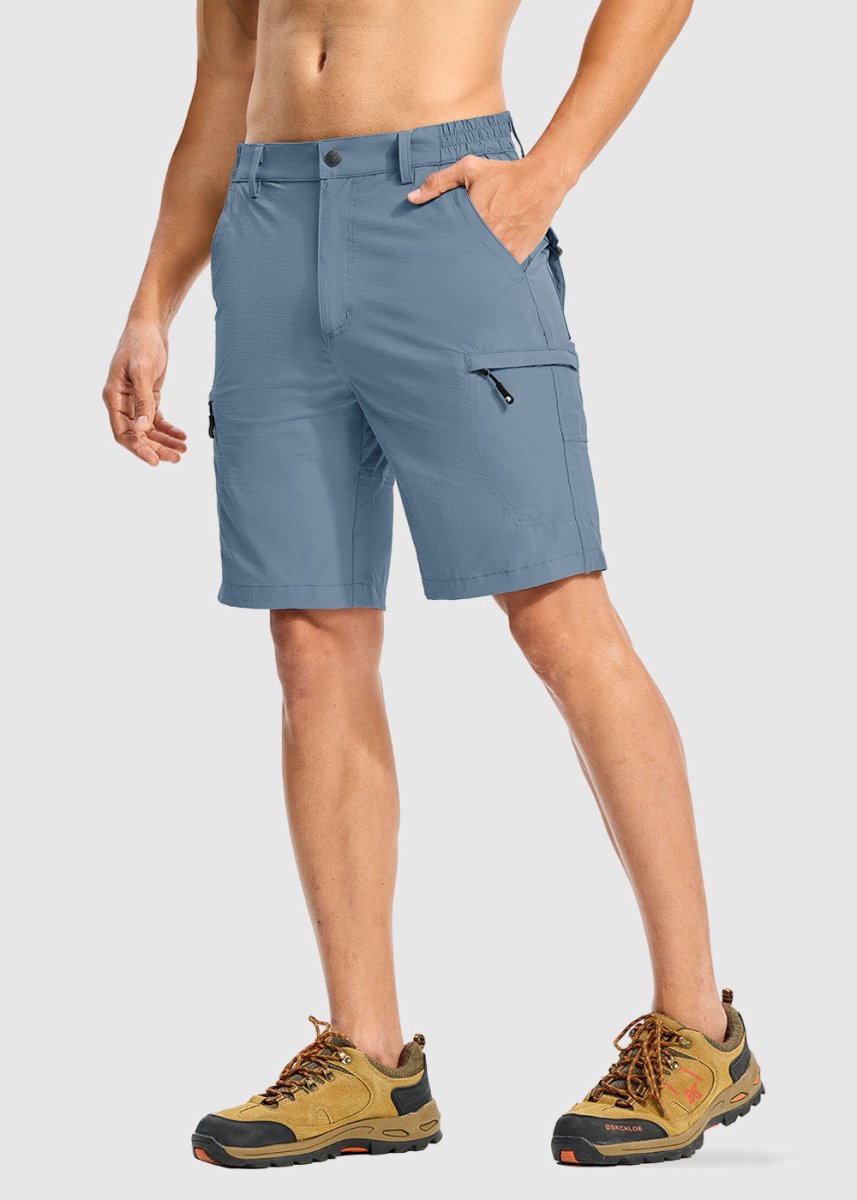 Men's Stretchy Quick Dry Cargo Hiking Shorts - TBMPOY