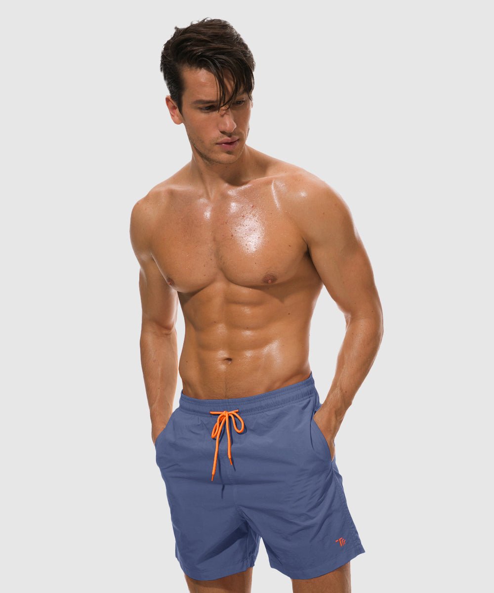 Men's Quick Dry Beach Shorts Swim Trunks - TBMPOY