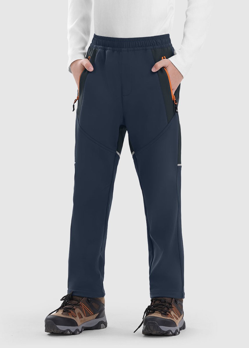 Boys' Outdoor Fleece - Lined Hiking Pants - TBMPOY
