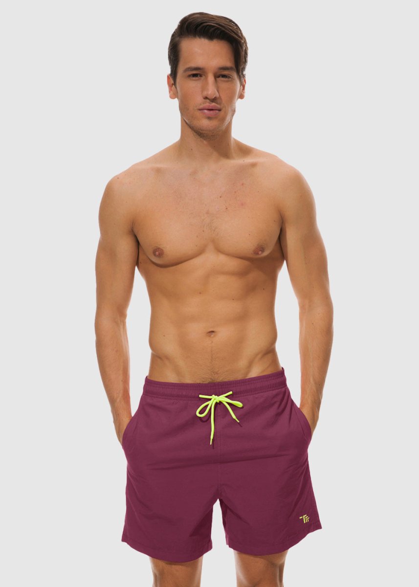 Men's Quick Dry Beach Shorts Swim Trunks - TBMPOY