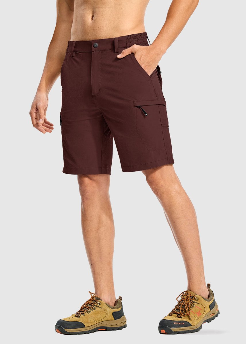 Men's Stretchy Quick Dry Cargo Hiking Shorts - TBMPOY