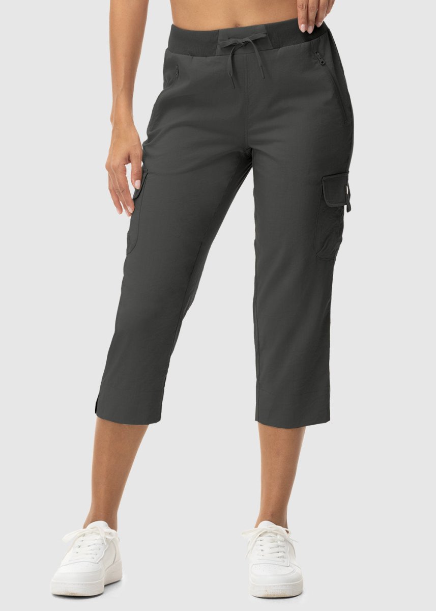 Women's Outdoor Athletic Travel Casual Cropped Pants - TBMPOY