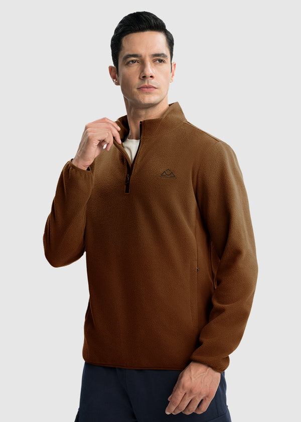 Men's 1/4 Zip Classic Fleece Pullover