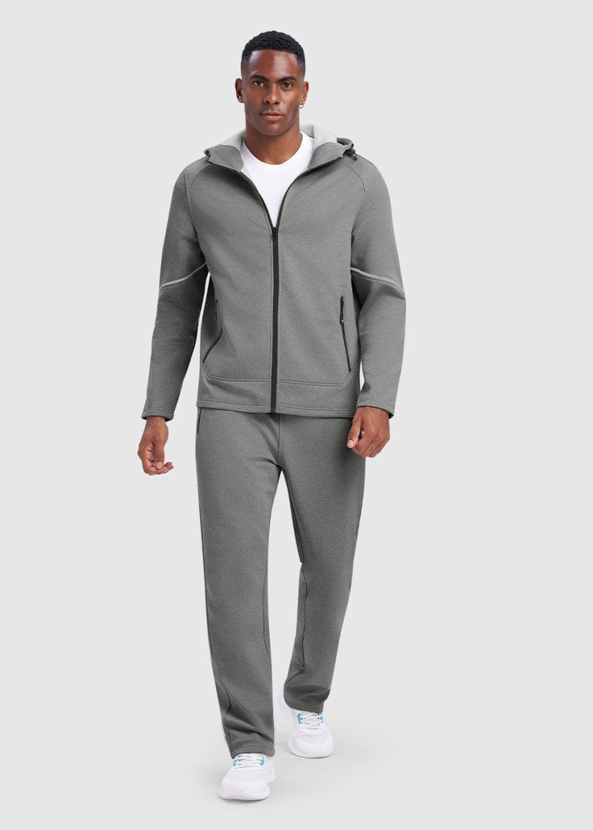 Men's Fleece - Lined Full - Zip Front Training Set - TBMPOY