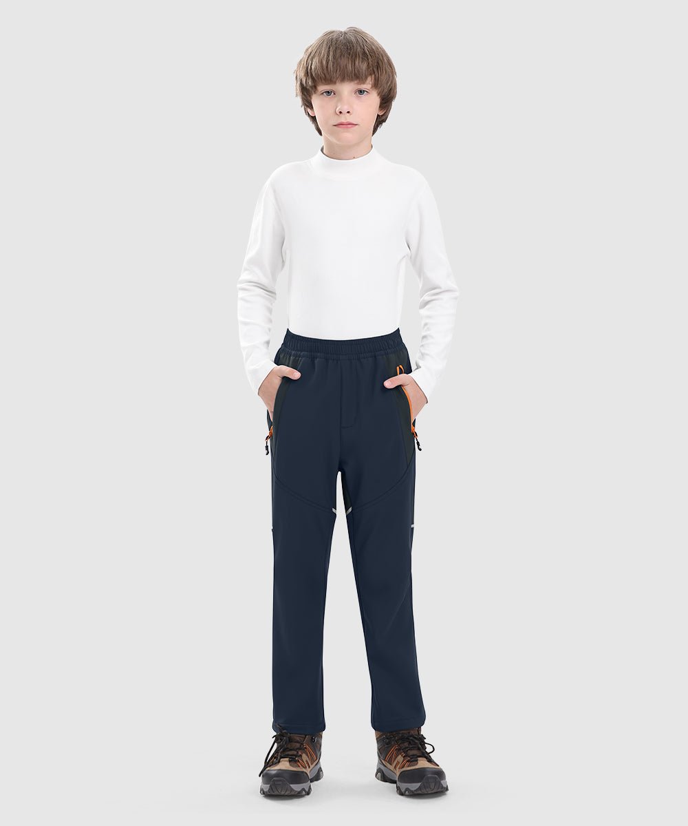 Boys' Outdoor Fleece - Lined Hiking Pants - TBMPOY