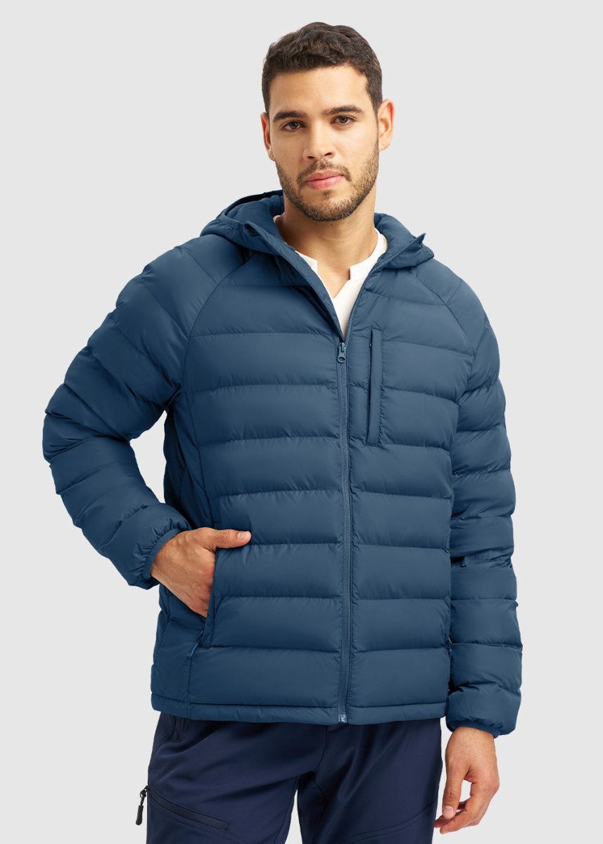 Men's Outdoor Insulated Puffer - Filled Jacket - TBMPOY