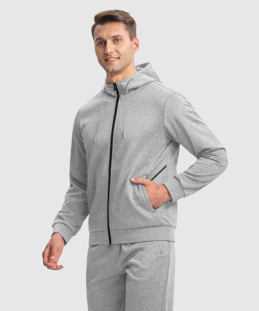 Men's Performance Full Zip Lounge Sets - TBMPOY