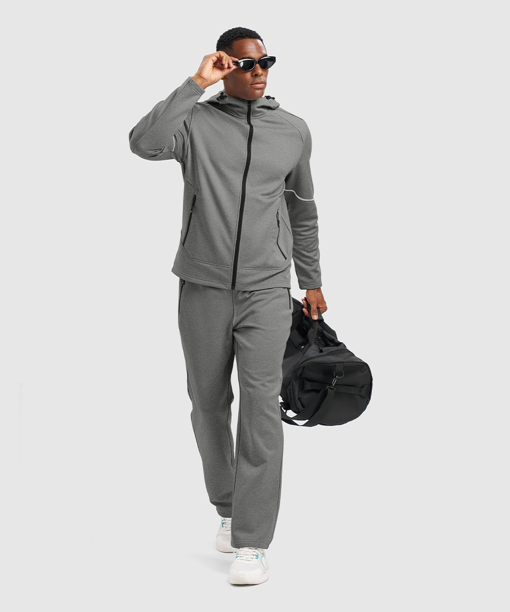 Men's Fleece - Lined Full - Zip Front Training Set - TBMPOY