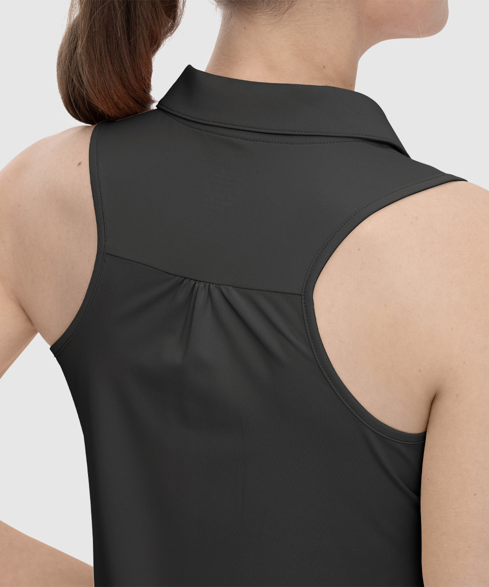 Women's Sleeveless Lightweight Quick Dry Golf Shirt - TBMPOY