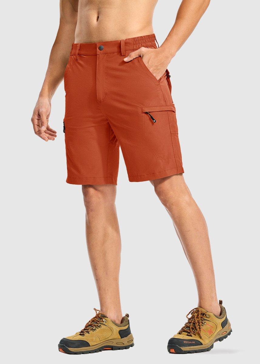 Men's Stretchy Quick Dry Cargo Hiking Shorts - TBMPOY