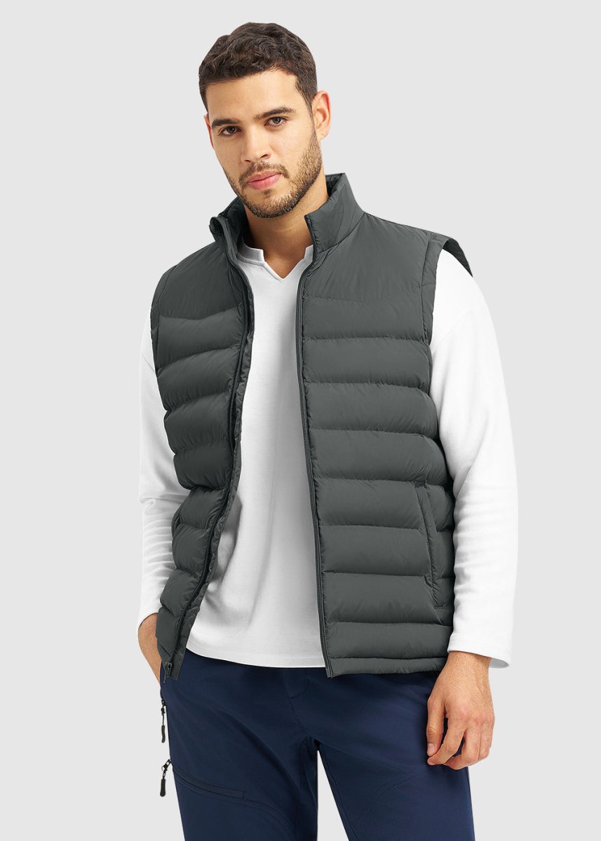 Men's Lightweight Puffer Quilted Sleeveless Jacket - TBMPOY