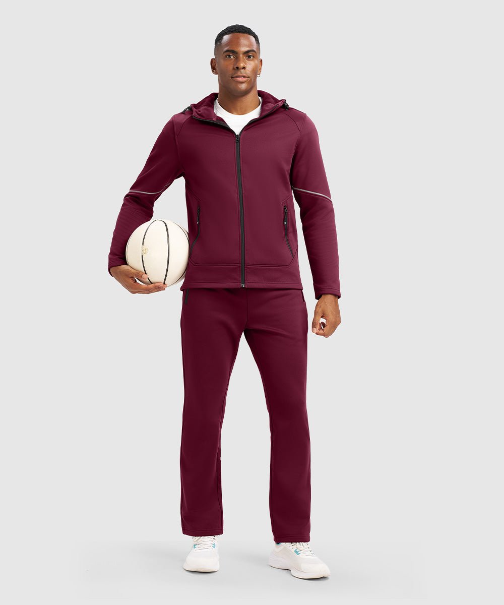 Men's Fleece - Lined Full - Zip Front Training Set - TBMPOY