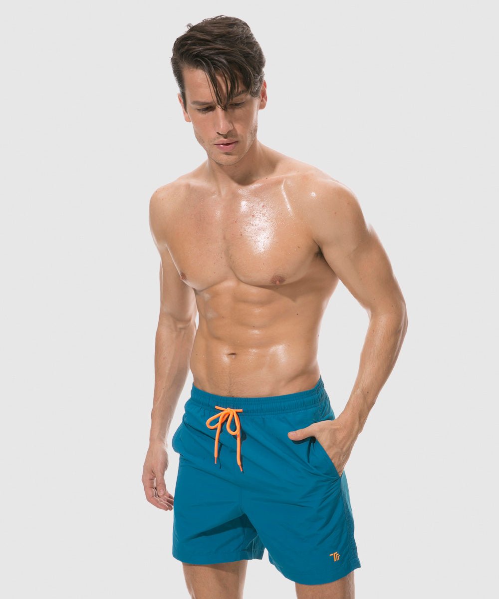 Men's Quick Dry Beach Shorts Swim Trunks - TBMPOY