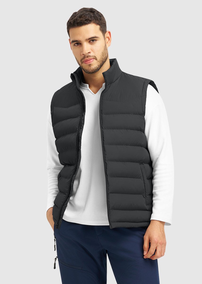 Men's Lightweight Puffer Quilted Sleeveless Jacket - TBMPOY