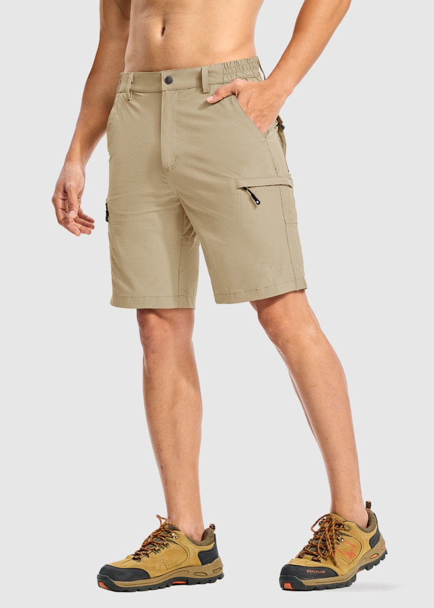 Men's Stretchy Quick Dry Cargo Hiking Shorts - TBMPOY