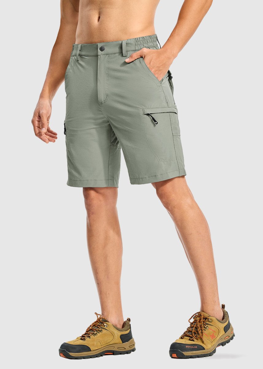 Men's Stretchy Quick Dry Cargo Hiking Shorts - TBMPOY
