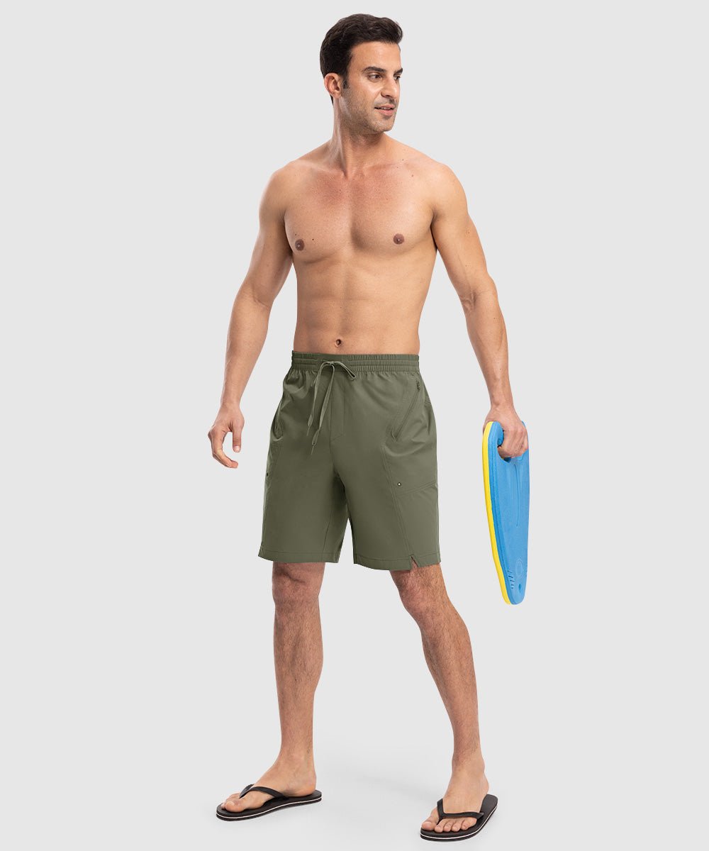 Men's UPF50+ Quick Dry Swim Board Shorts - TBMPOY