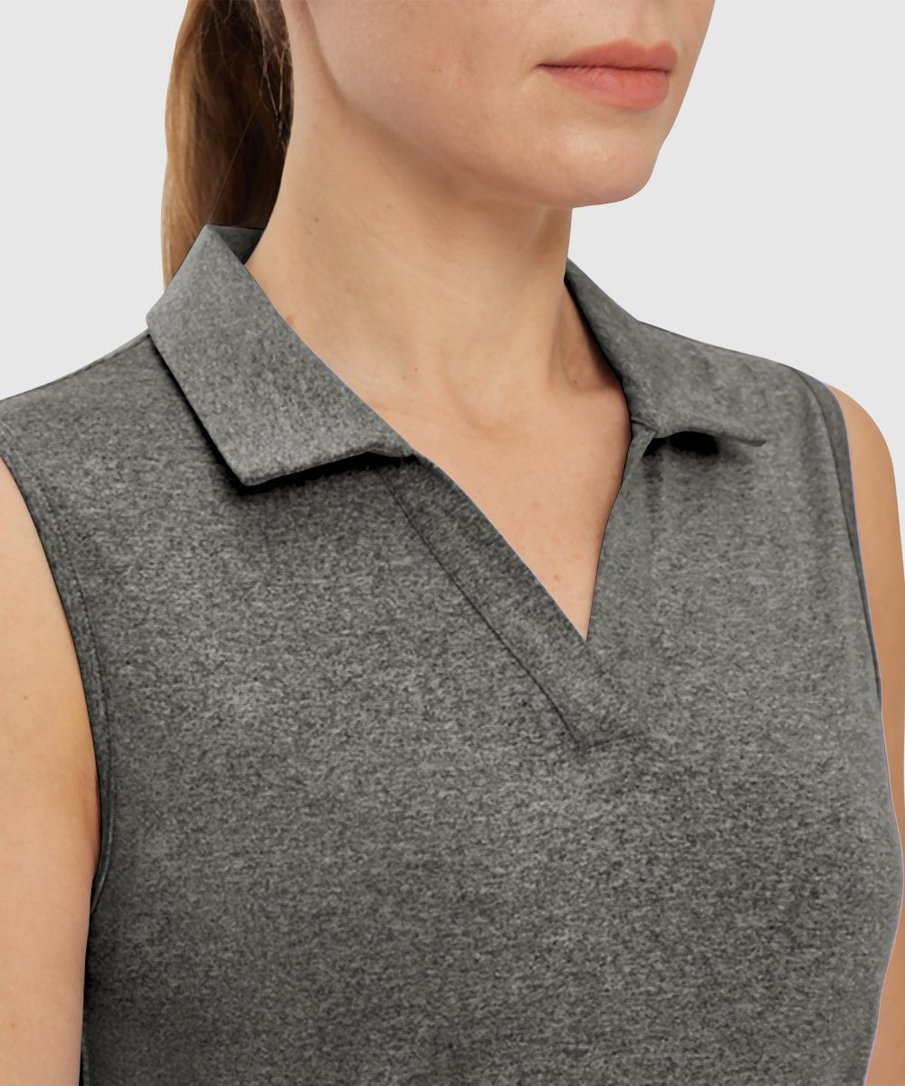 Women's Sleeveless Quick Dry Golf Shirt - TBMPOY