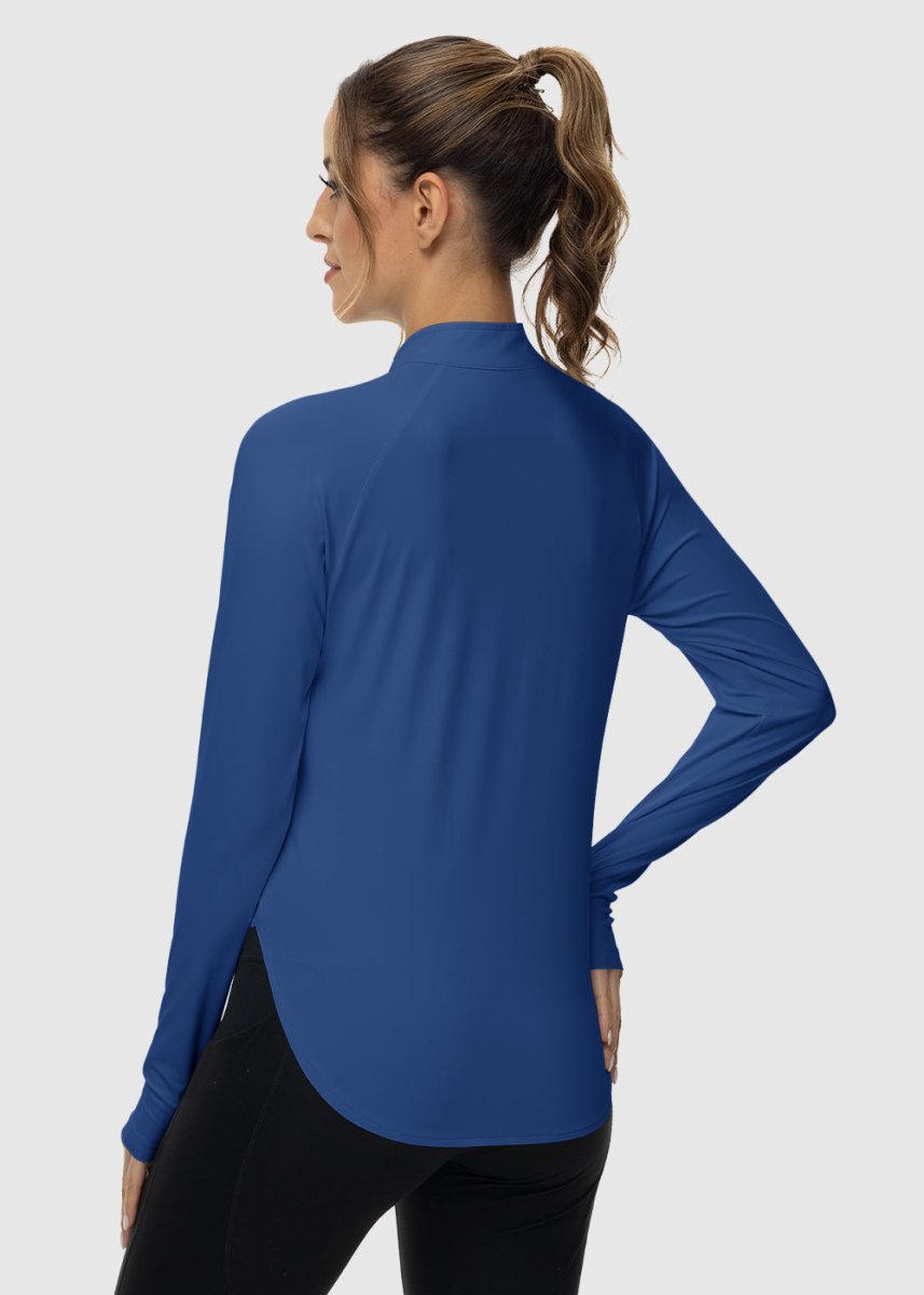 Women's Quarter Zip Sun Protection Garment - TBMPOY