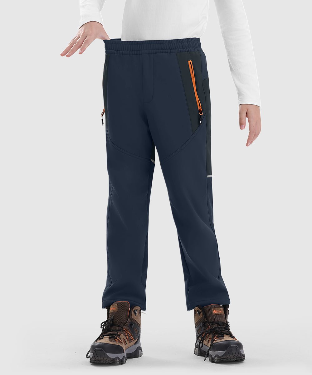 Boys' Outdoor Fleece - Lined Hiking Pants - TBMPOY