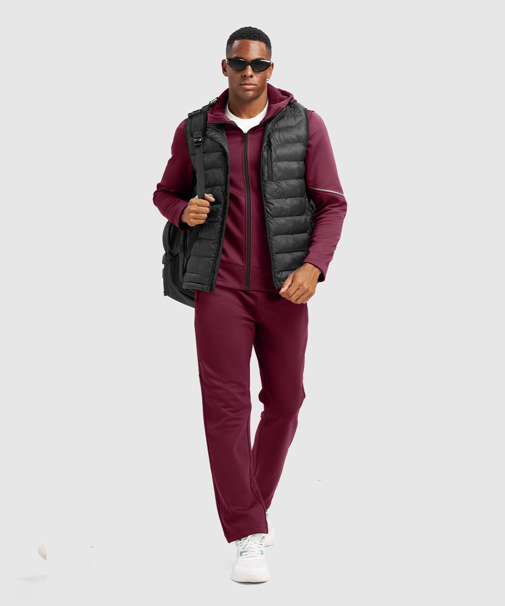 Men's Fleece - Lined Full - Zip Front Training Set - TBMPOY