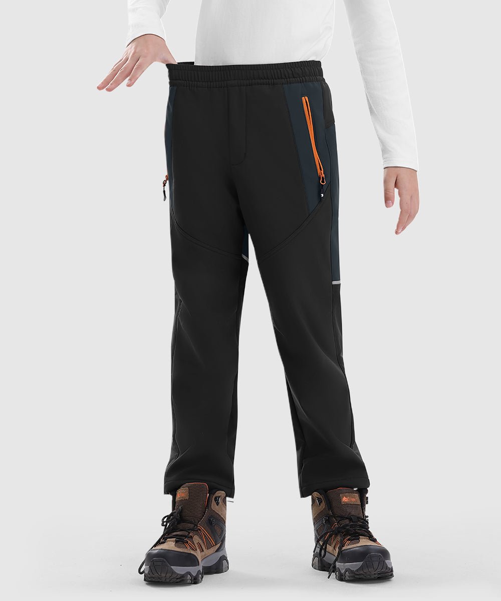 Boys' Outdoor Fleece - Lined Hiking Pants - TBMPOY
