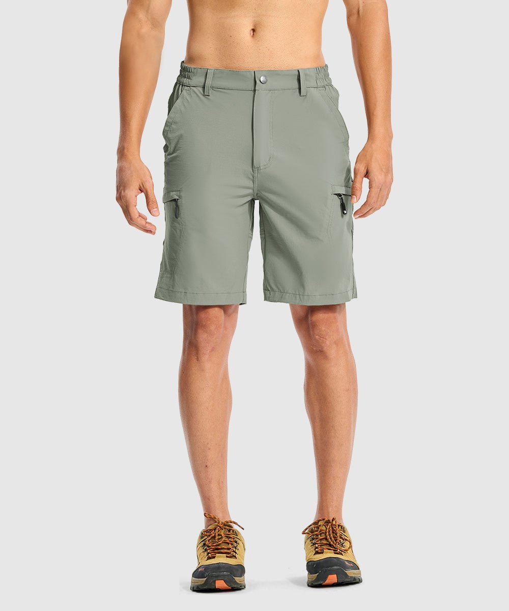 Men's Stretchy Quick Dry Cargo Hiking Shorts - TBMPOY