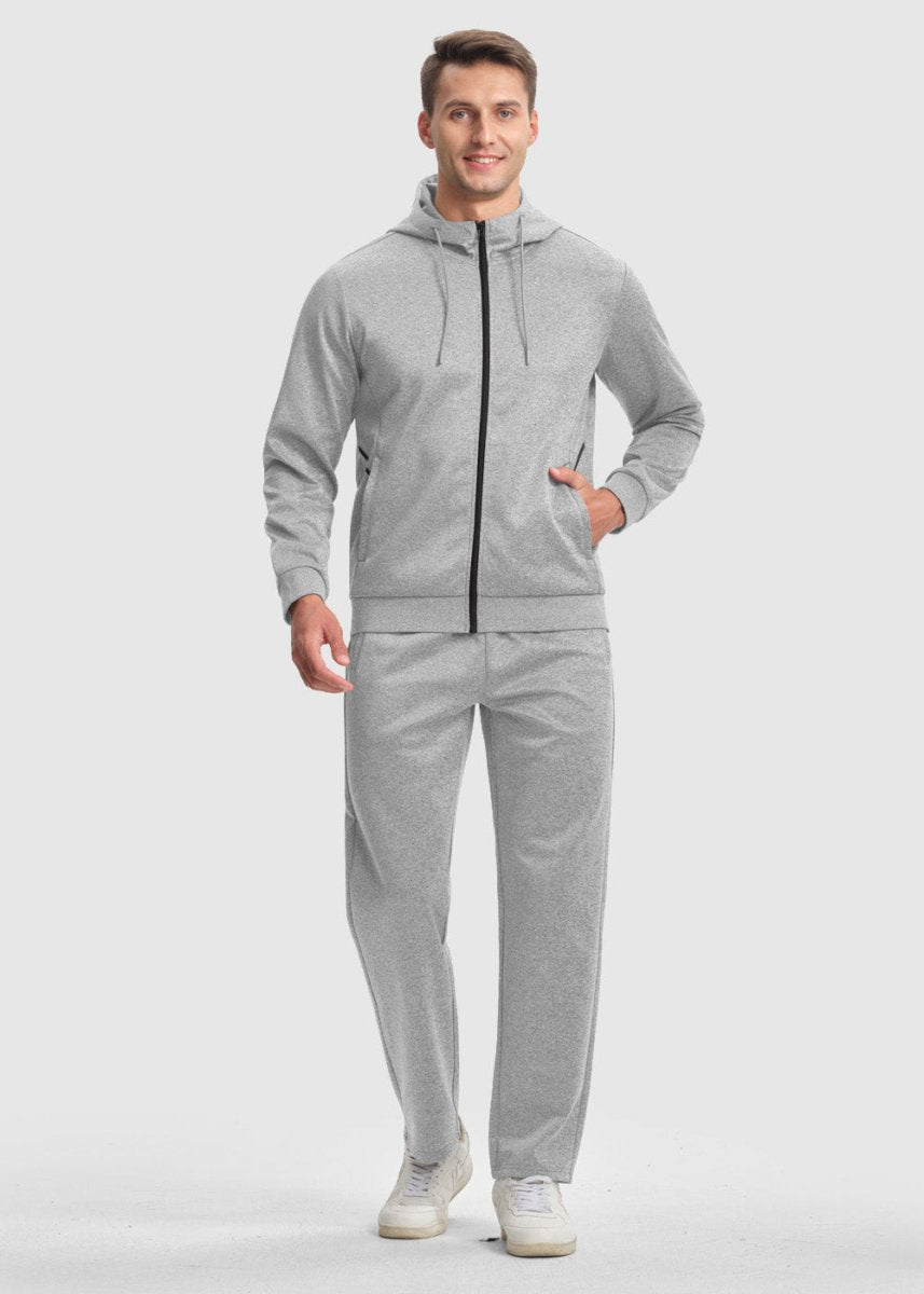 Men's Performance Full Zip Lounge Sets - TBMPOY