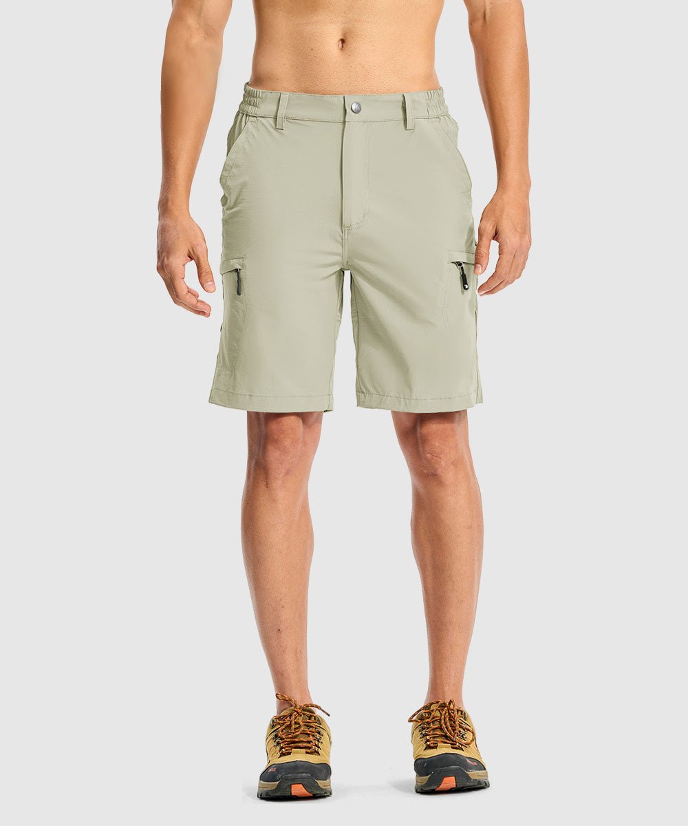 Men's Stretchy Quick Dry Cargo Hiking Shorts - TBMPOY