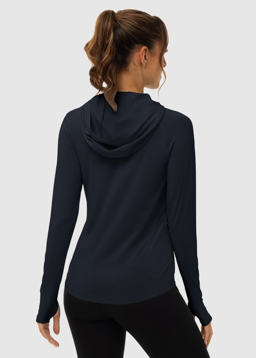 Women's UPF 50+ Sun Protection Hoodie Shirt - TBMPOY