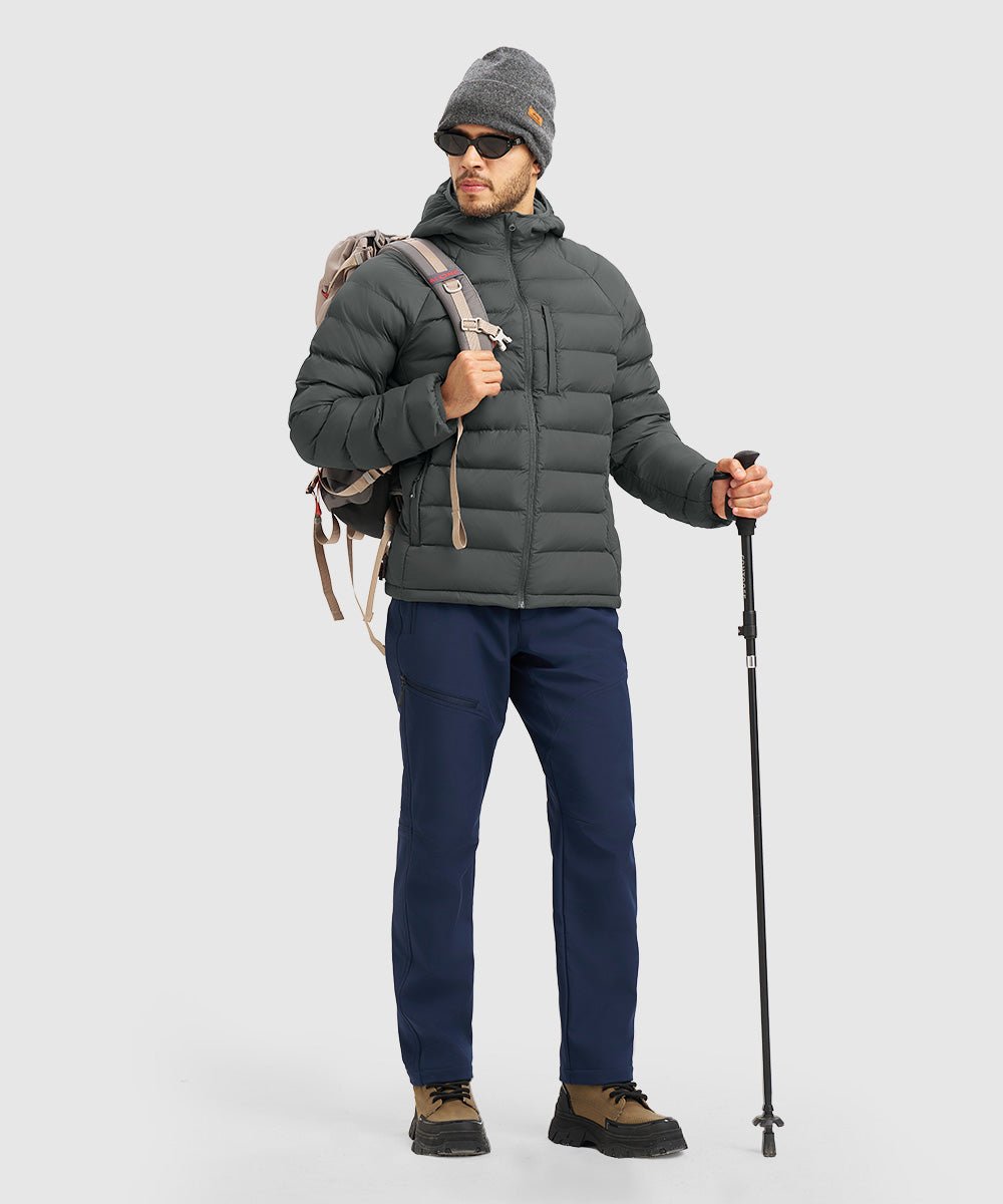 Men's Outdoor Insulated Puffer - Filled Jacket - TBMPOY