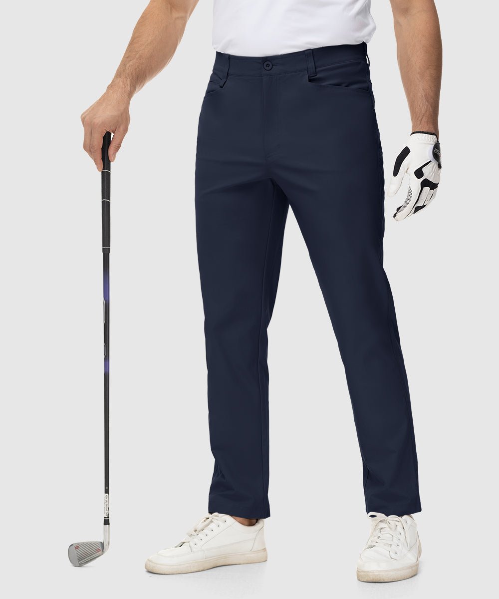 Men's Casual Stretch Work Dress Golf Pants - TBMPOY