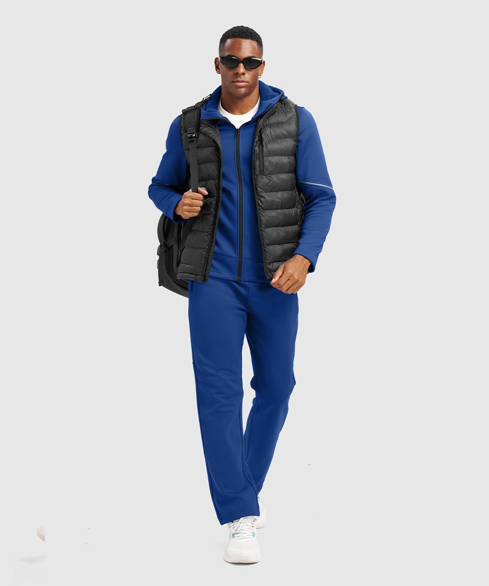 Men's Fleece - Lined Full - Zip Front Training Set - TBMPOY