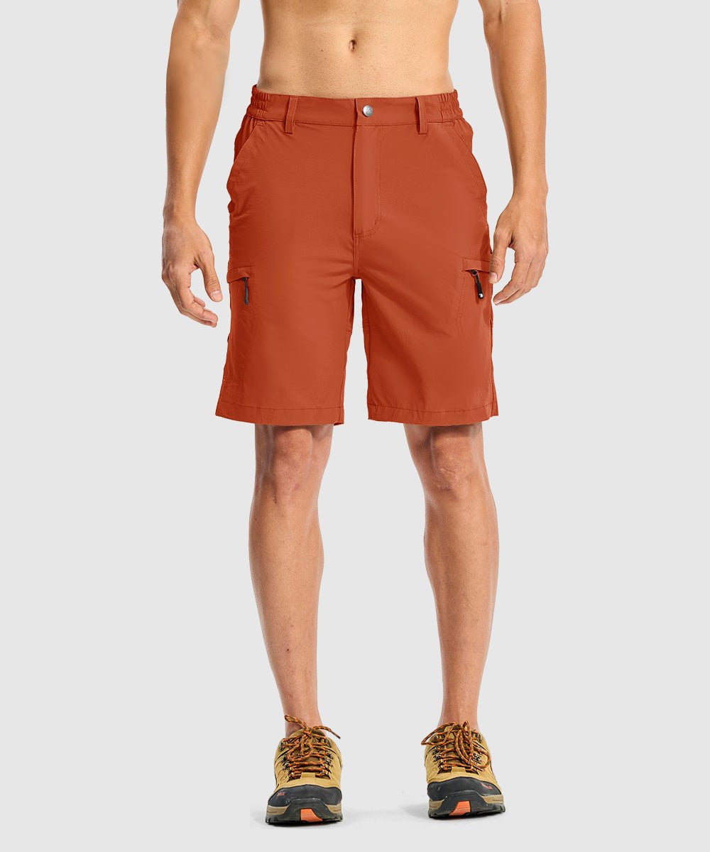 Men's Stretchy Quick Dry Cargo Hiking Shorts - TBMPOY