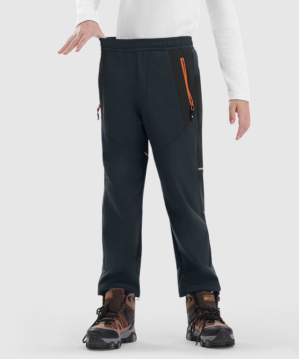 Boys' Outdoor Fleece - Lined Hiking Pants - TBMPOY
