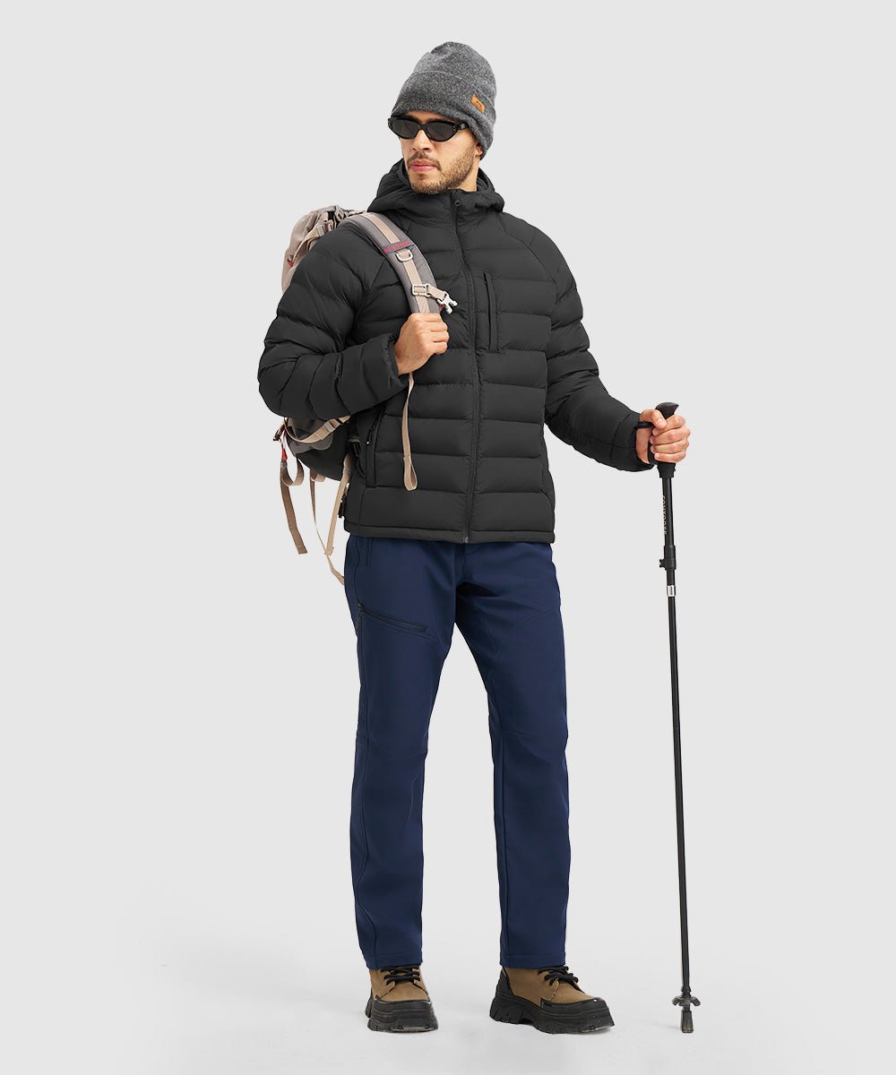 Men's Outdoor Insulated Puffer - Filled Jacket - TBMPOY