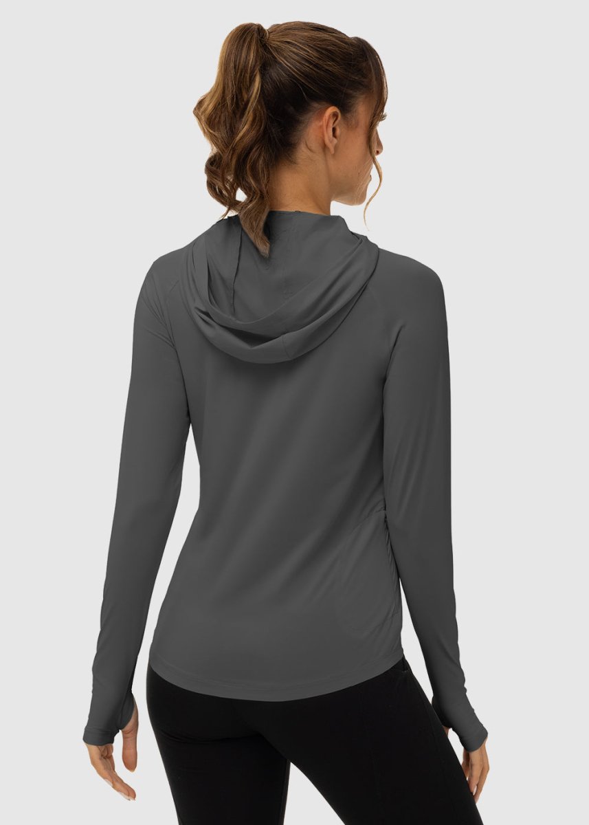 Women's UPF 50+ Sun Protection Hoodie Shirt - TBMPOY