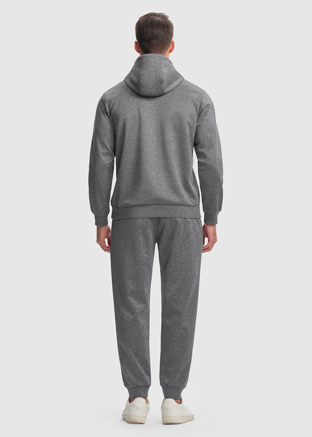 Men's Hooded Pullover and Rib Knit Cuff Pants Lounge Sets - TBMPOY