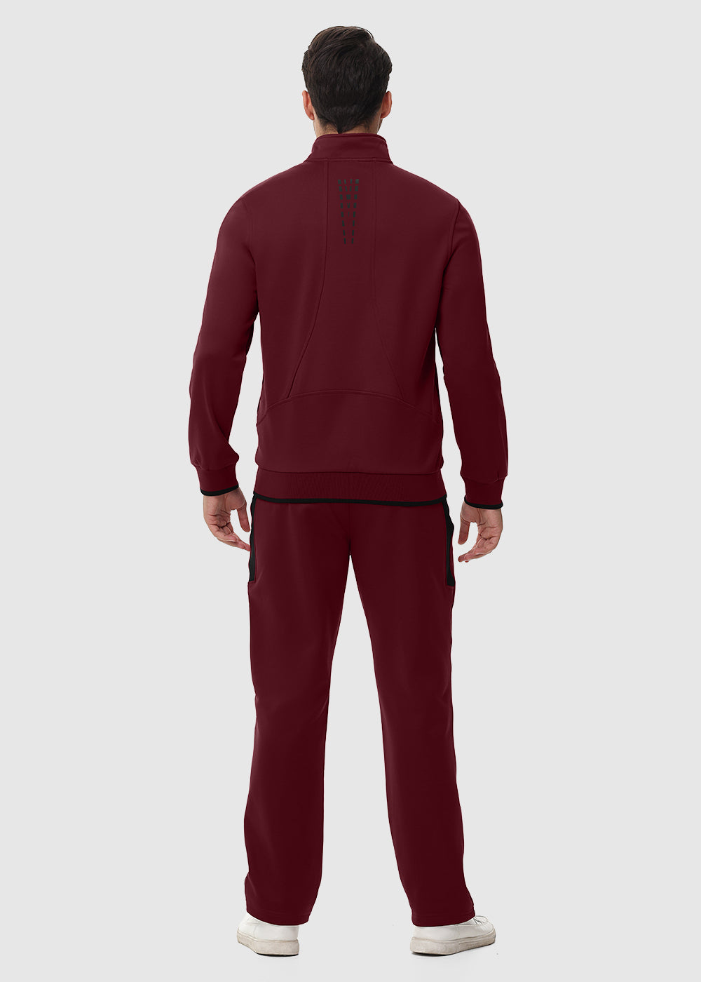 Men's Fleece Athletic Casual Full Zip Suit - TBMPOY