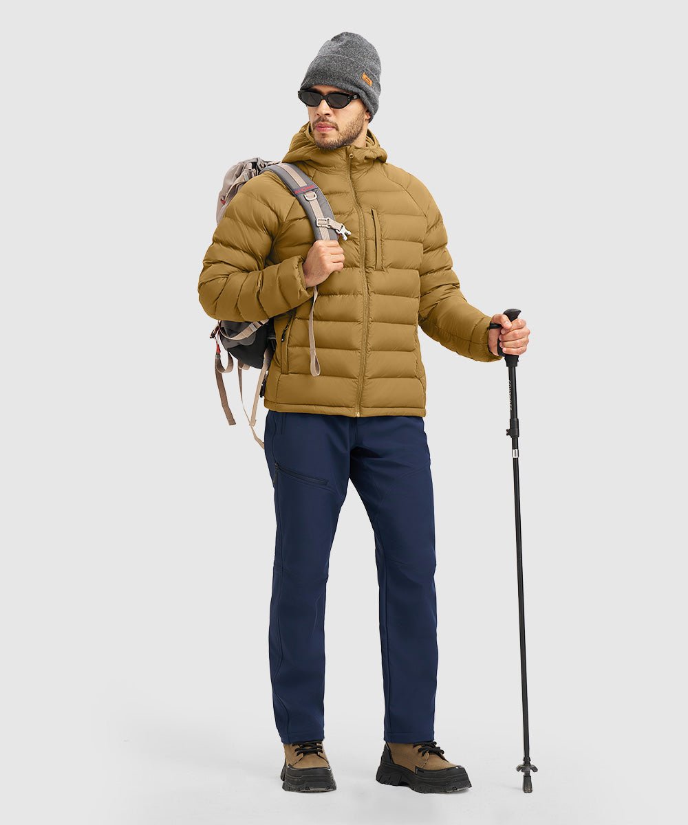 Men's Outdoor Insulated Puffer - Filled Jacket - TBMPOY