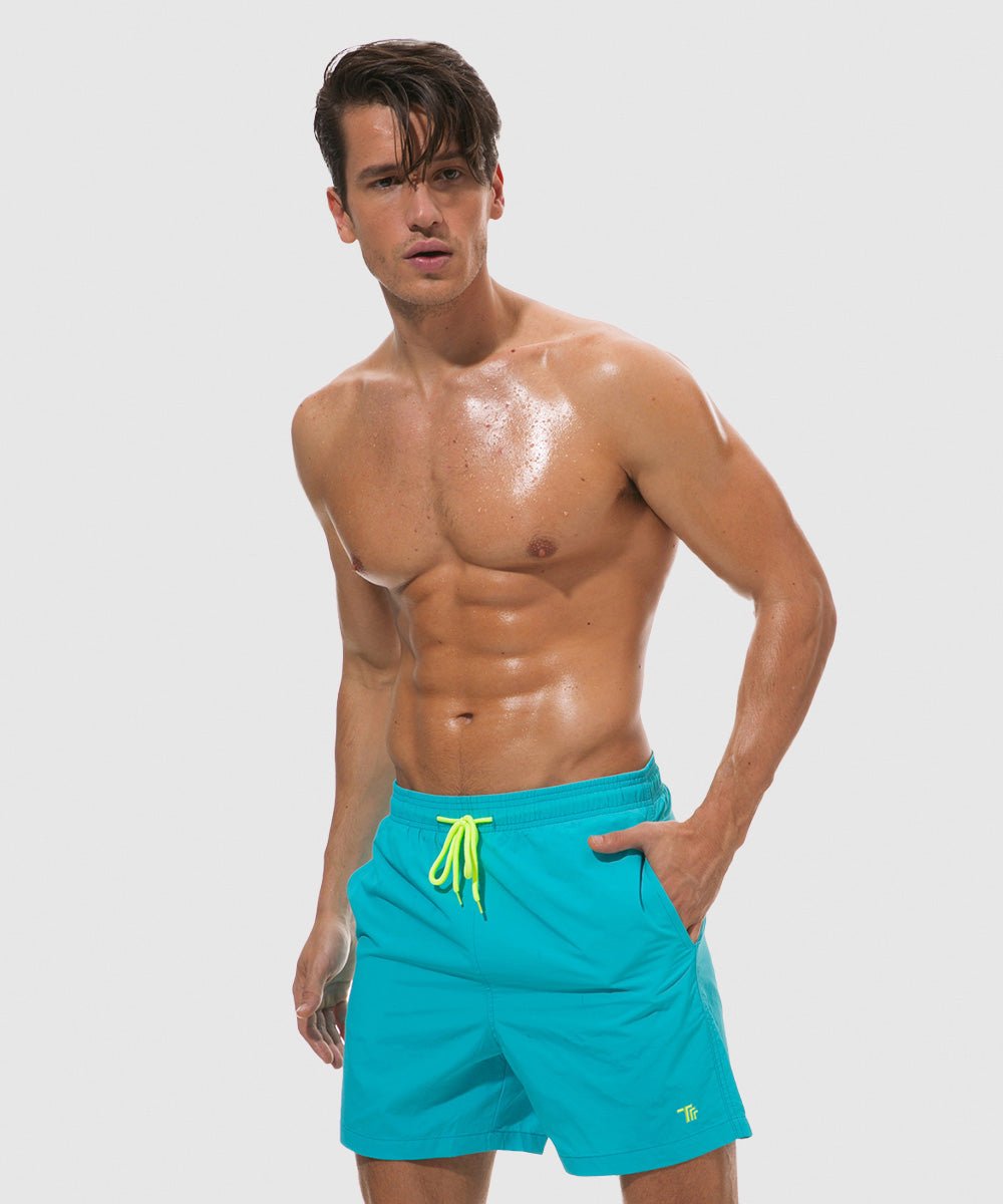Men's Quick Dry Beach Shorts Swim Trunks - TBMPOY