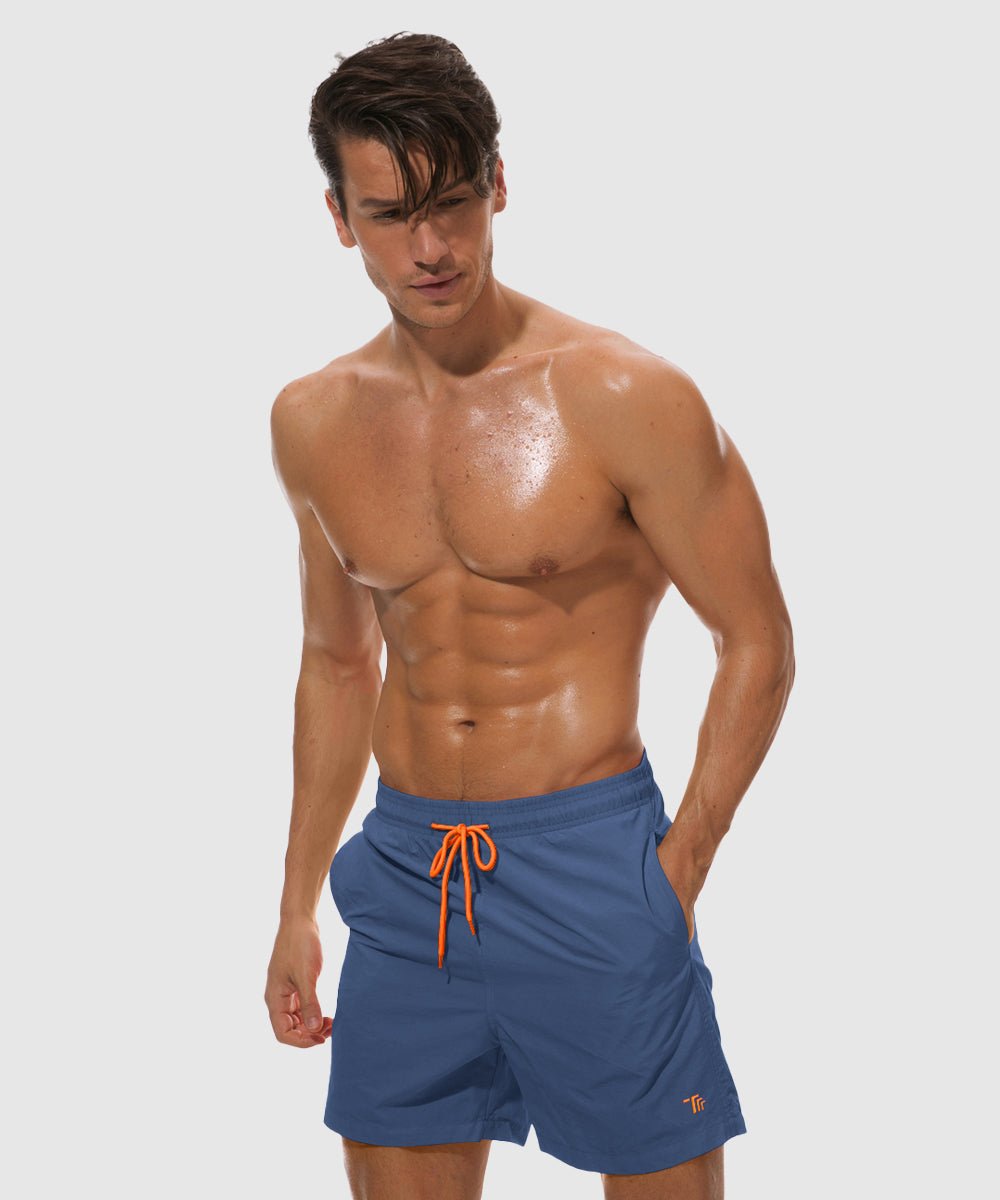 Men's Quick Dry Beach Shorts Swim Trunks - TBMPOY