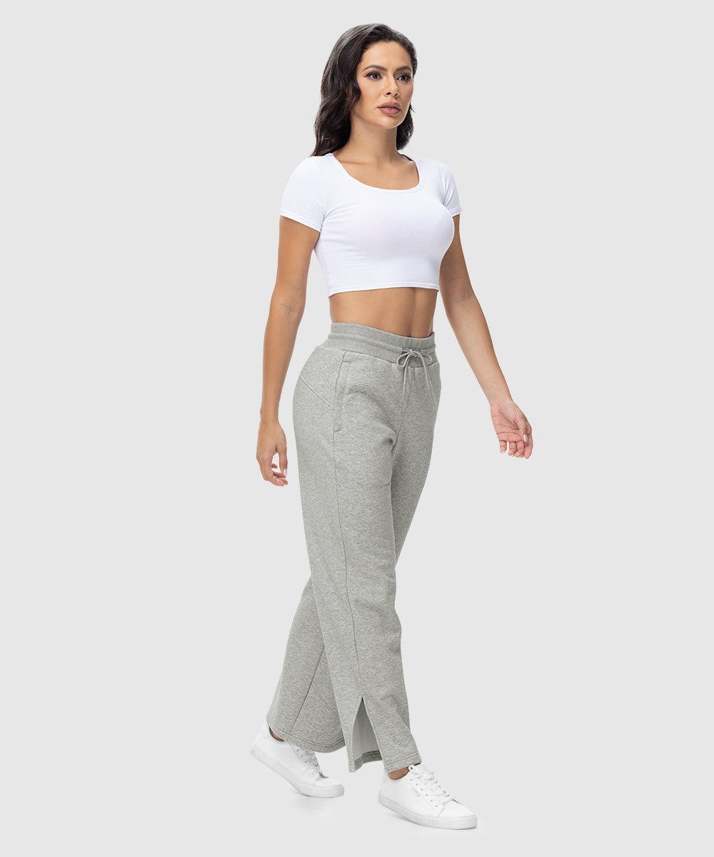 Women's Polar Fleece Straight Leg Sweatpants - TBMPOY