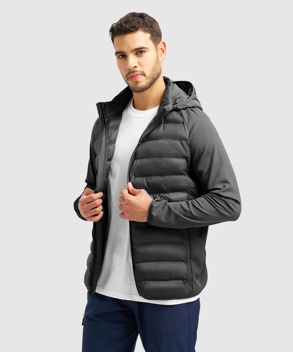 Men's Versatile Water - Repellent Hooded Puffer Coat - TBMPOY