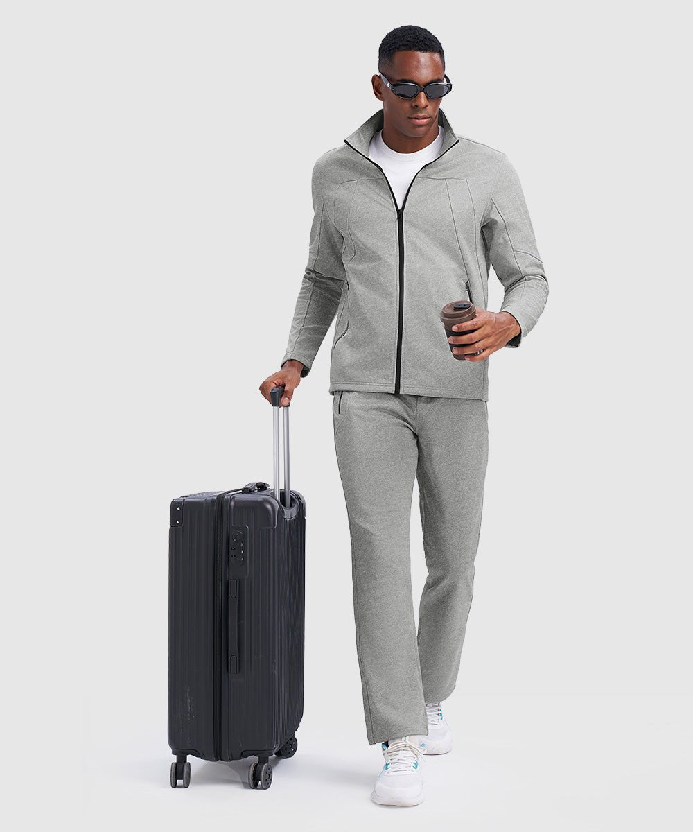 Men's Stand Collar Cold - proof Running Fitness Suit - TBMPOY