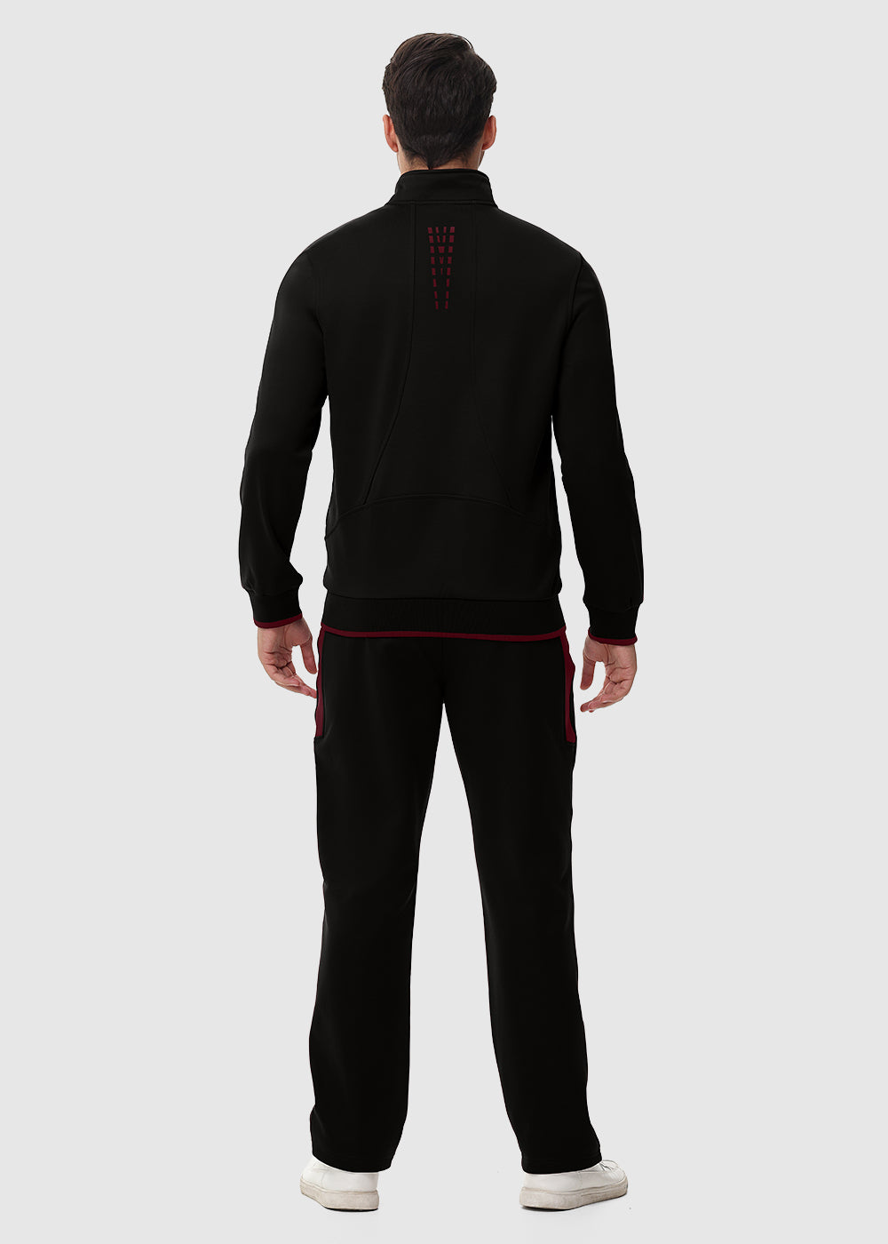 Men's Fleece Athletic Casual Full Zip Suit - TBMPOY