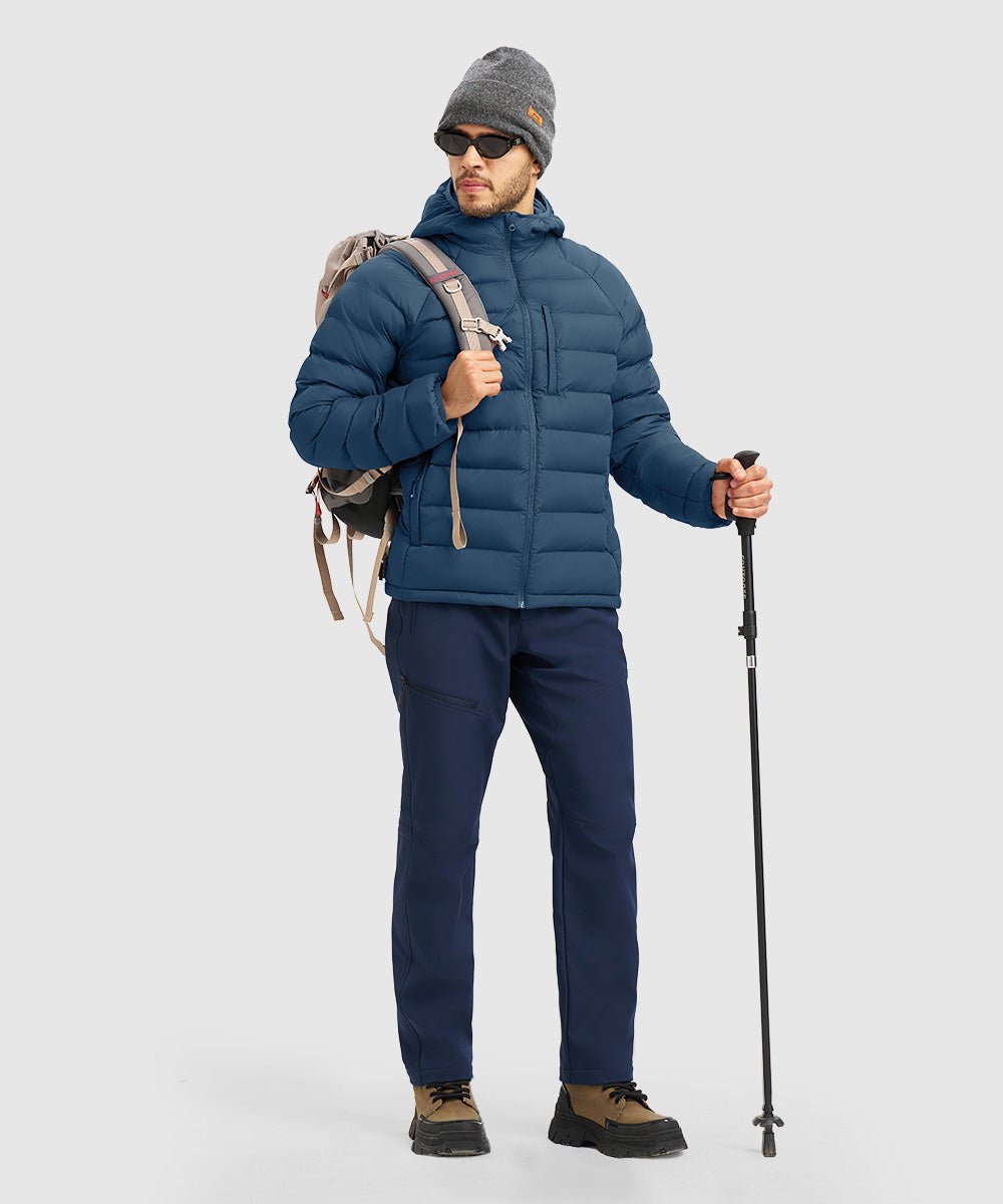 Men's Outdoor Insulated Puffer - Filled Jacket - TBMPOY