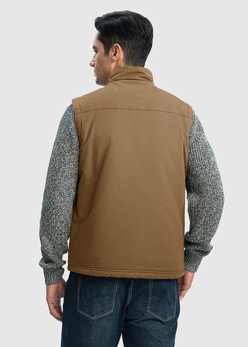 Men's Fleece Classic Workwear Thermal Vest - TBMPOY