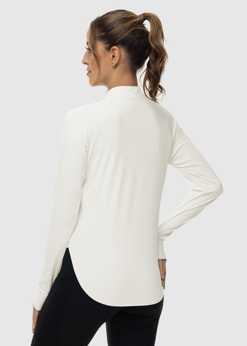 Women's Quarter Zip Sun Protection Garment - TBMPOY