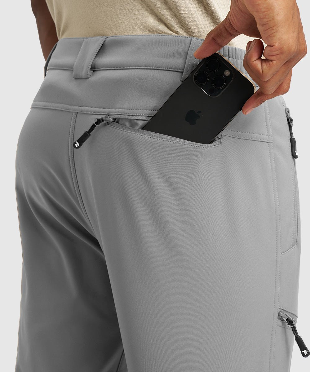 Men's Durable Fleece - Stretch Outdoor Hiking Pants - TBMPOY